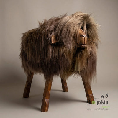 Premium Tierhocker Schafhocker »Antonia« das wilde Madl fox