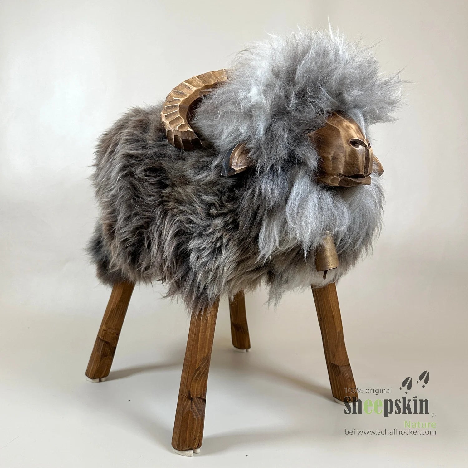 Premium Design Tierhocker ➤ Schafhocker Sir Adam das