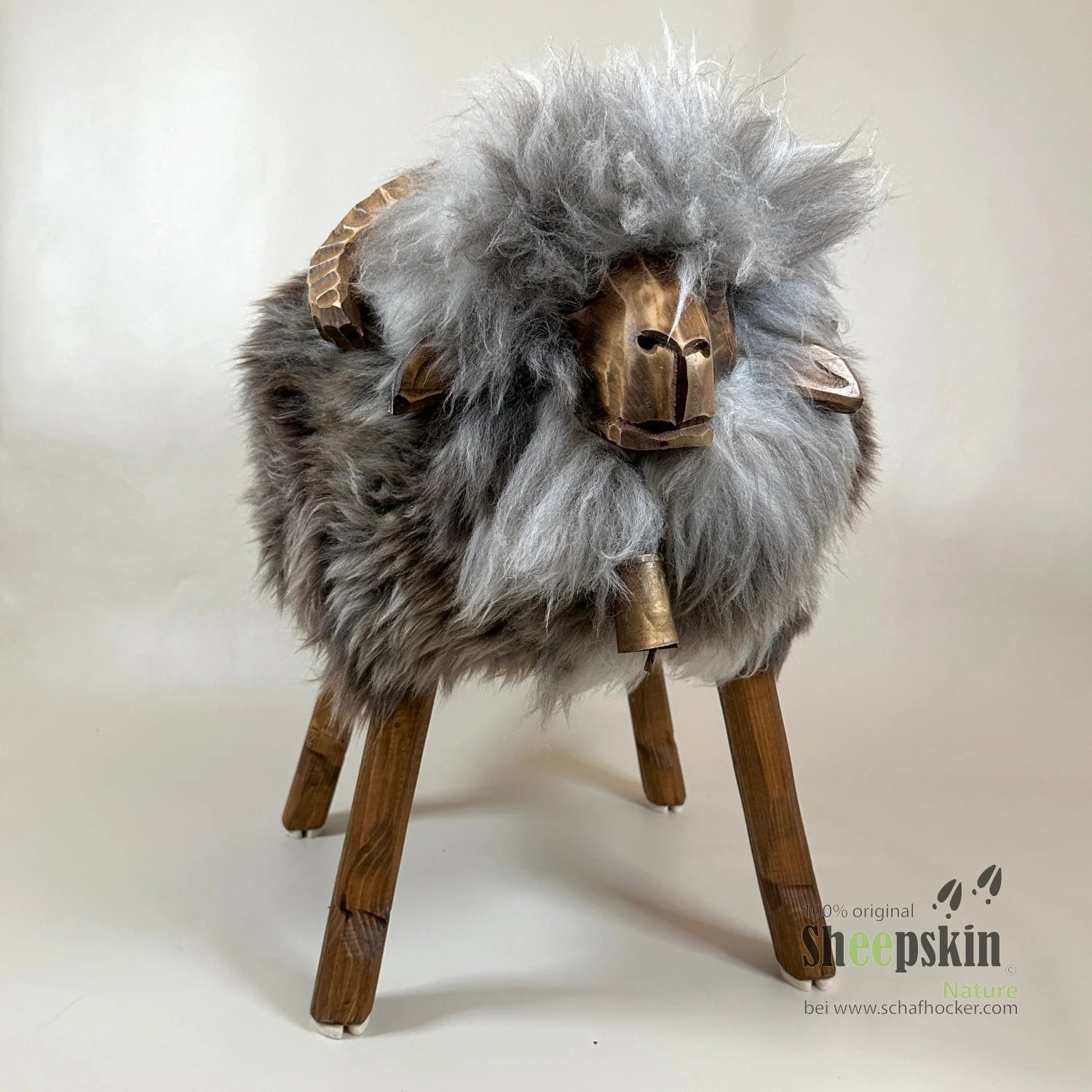 Premium Design Tierhocker ➤ Schafhocker Sir Adam das