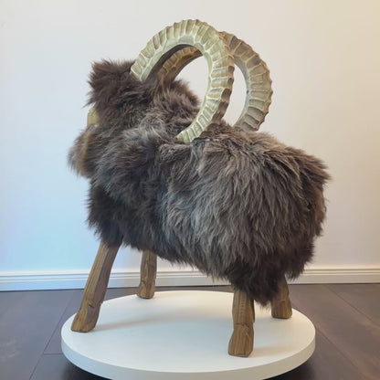 Premium design animal stools ➤ Shax stool absolutely single piece 𓃵 Rocky Balboa The Capricorn