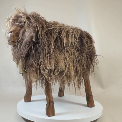 Sheep stool absolutely unique piece “Cookie” the wild girl coffee Locki