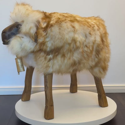 Premium Design Tierhocker Schafhocker »Roberta« das extravagante Madl limited