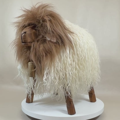 Premium Schafhocker Lady »Elsa« Madl Designer Tierhocker