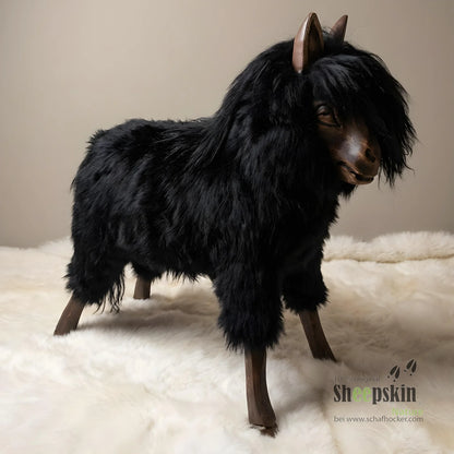 Rössli Hü-Hott Tierhocker Designer Pferd Hocker schwarz