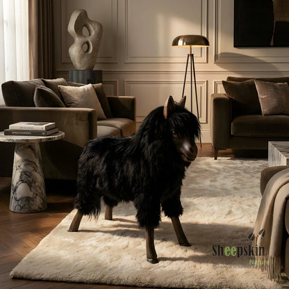 Rössli Hü-Hott Tierhocker Designer Pferd Hocker schwarz