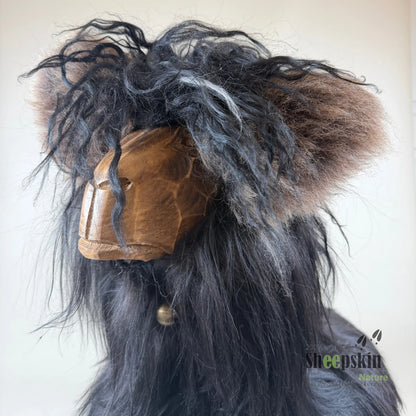 Schafhocker Alpaka Ötzi »Kusco« Designer Hocker Tierhocker