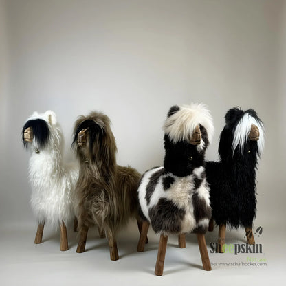 Designer Schafhocker Alpaka Ötzi Stella Hocker Tierhocker