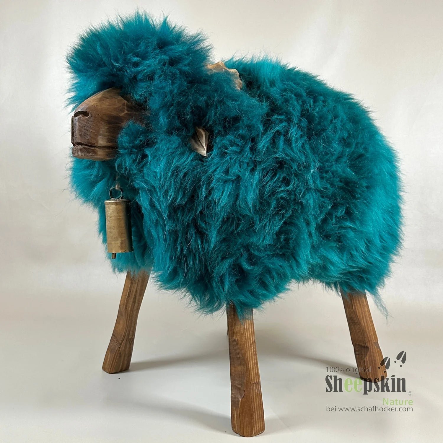 Schafhocker ➳ Emil der glamouröse Bua petrol Hocker