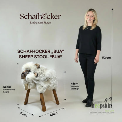 Schafhocker »Finn« der klassische Bua sandy Designer