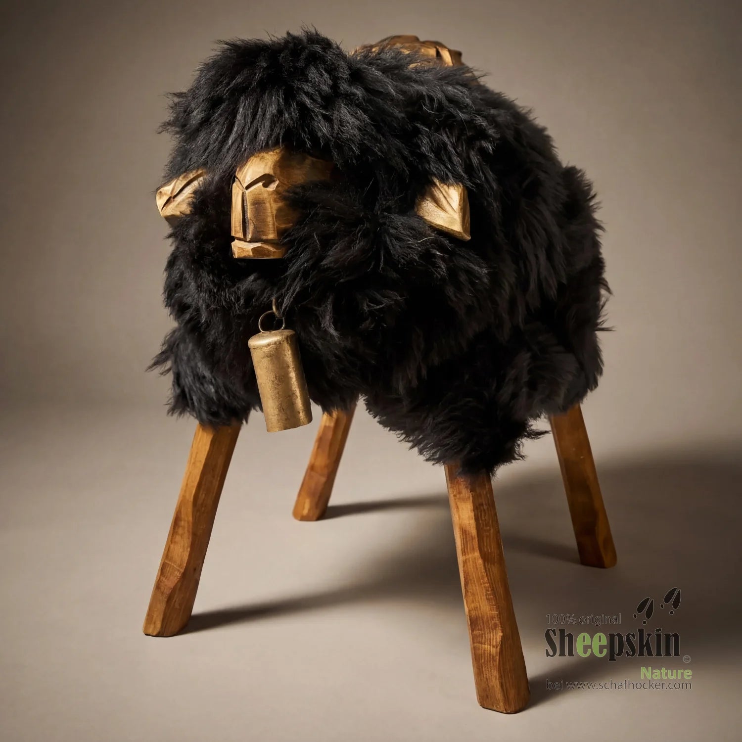 Schafhocker »Michael« der elegante Bua anthrazit Designer