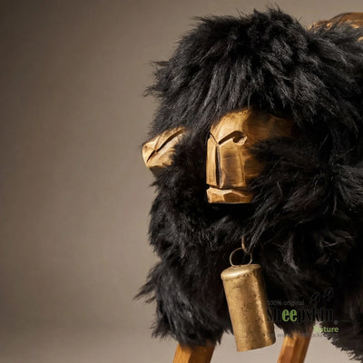 Schafhocker »Michael« der elegante Bua anthrazit Designer