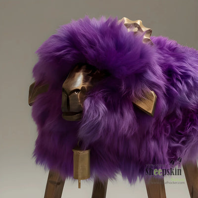 Schafhocker ➳ Tim der freche Bua lila Hocker Designer