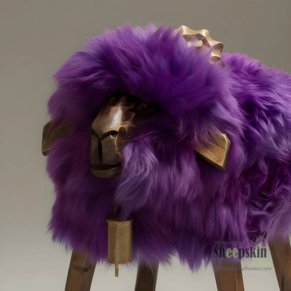 Schafhocker ➳ Tim der freche Bua lila Hocker Designer