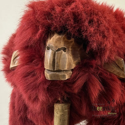 Schafhocker ➳ Vincent der freche Bua bordeaux Weinrot