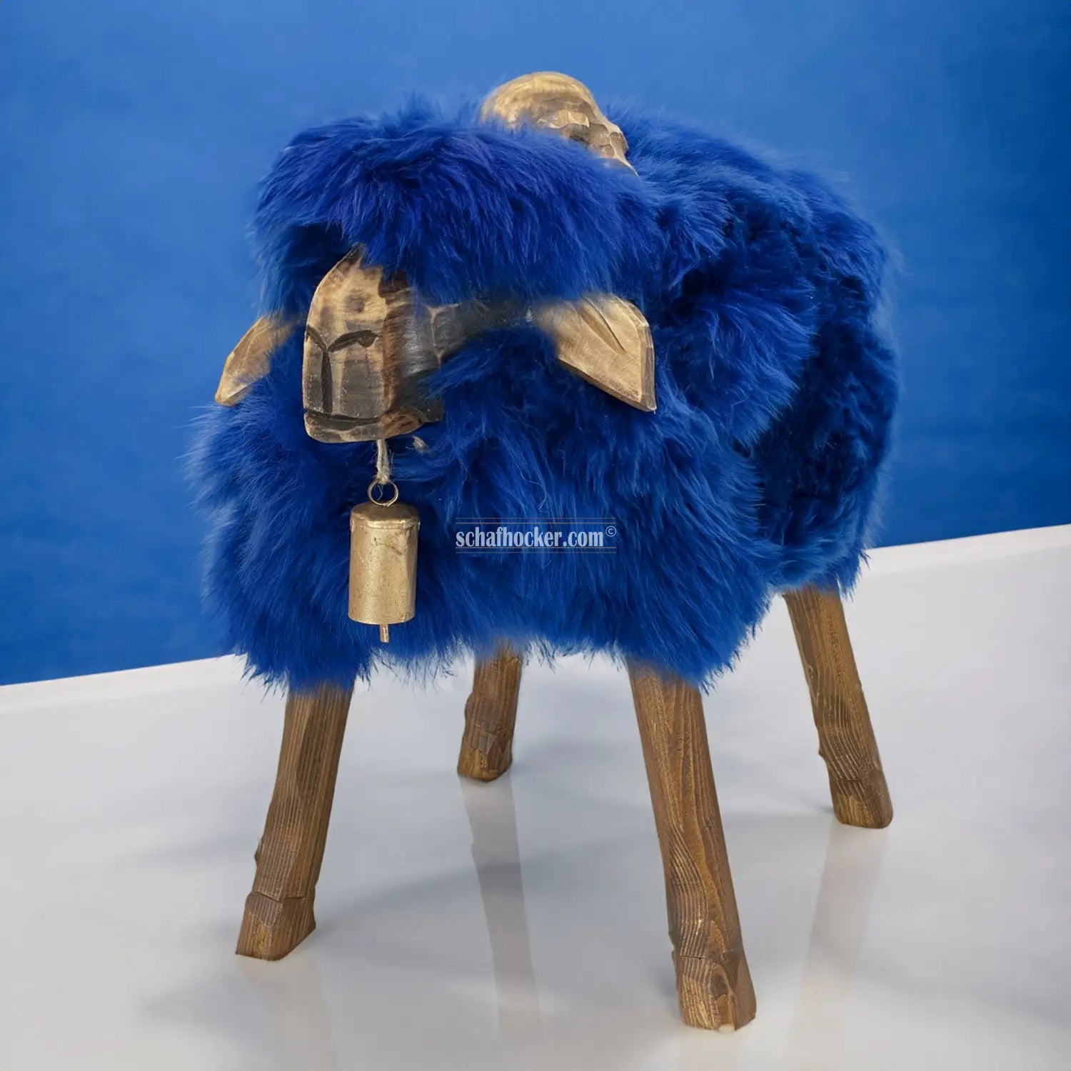 Schafhocker ➳ William der royale Bua royalblau Hocker