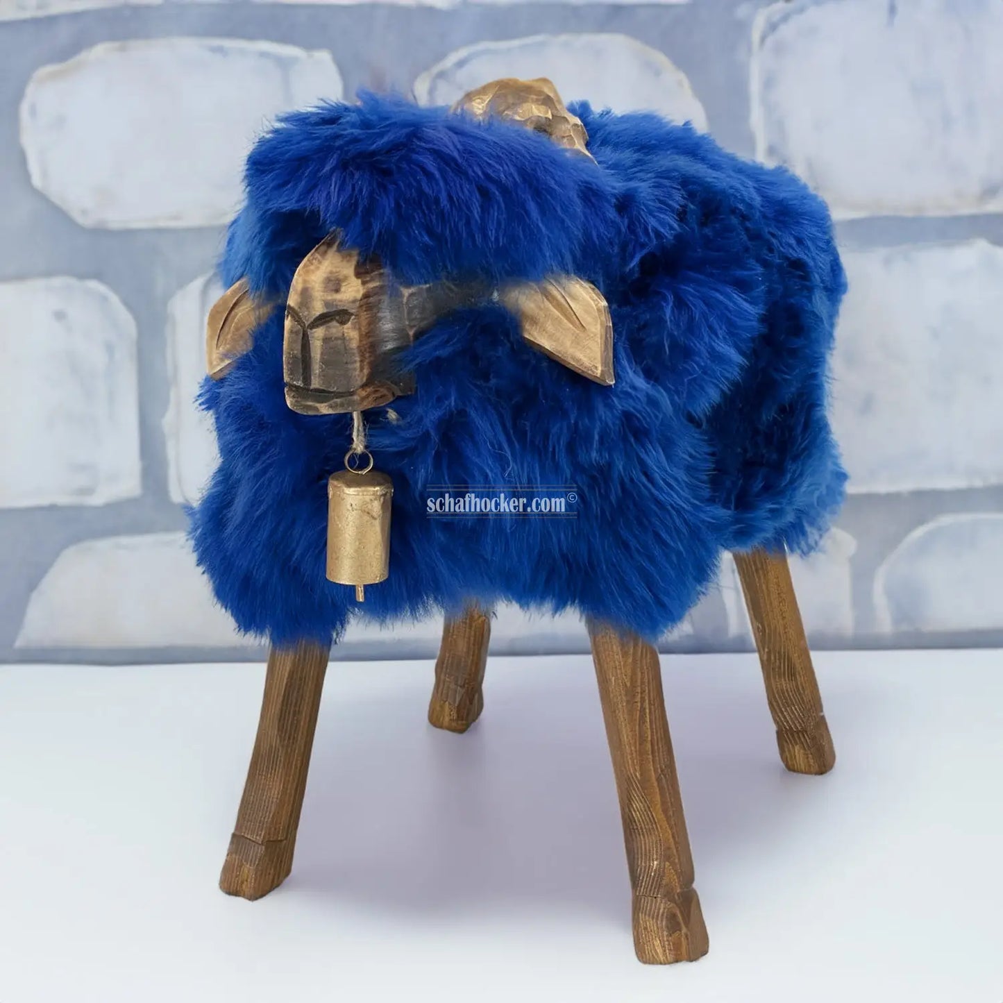 Schafhocker ➳ William der royale Bua royalblau Hocker