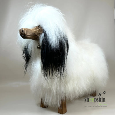 Tierhocker Hund 🐩 Bello Islandfell weiß Hocker Fellbank