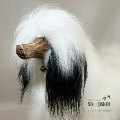 Tierhocker Hund 🐩 Bello Islandfell weiß Hocker Fellbank